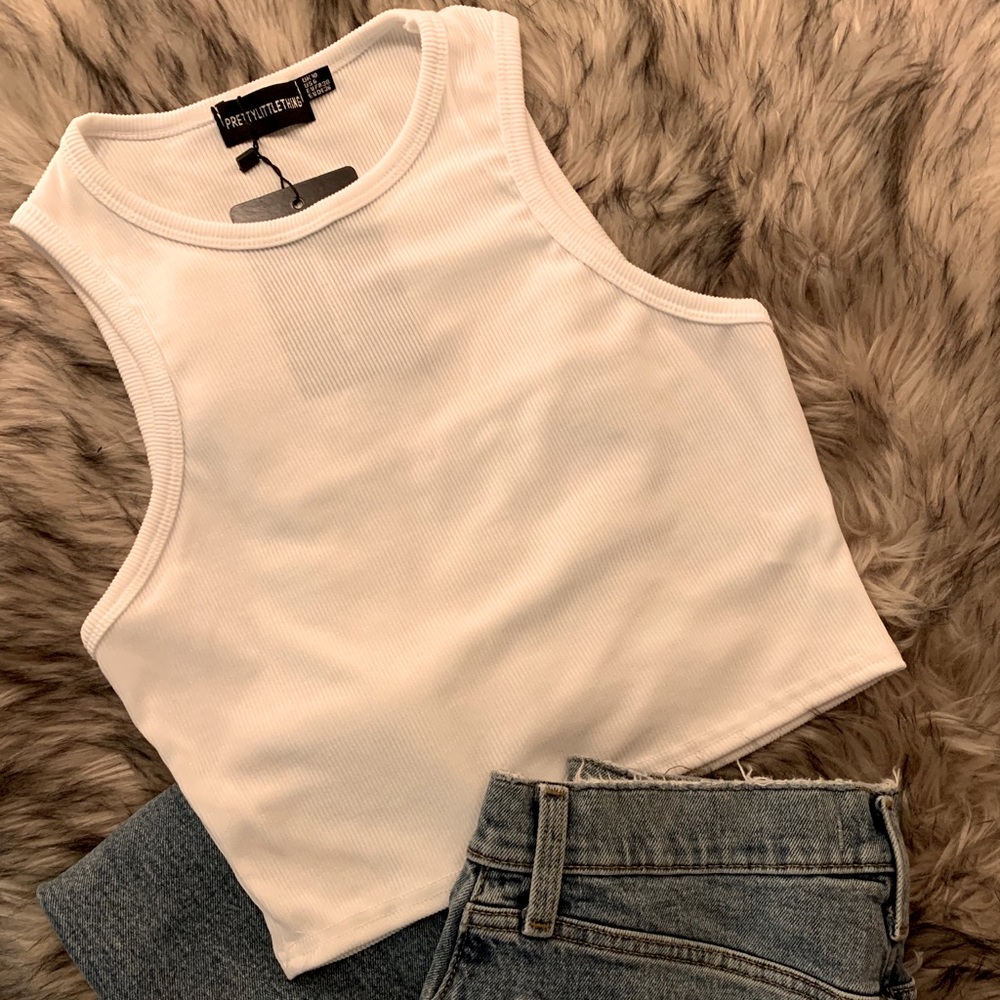 Ribbed Racer back top